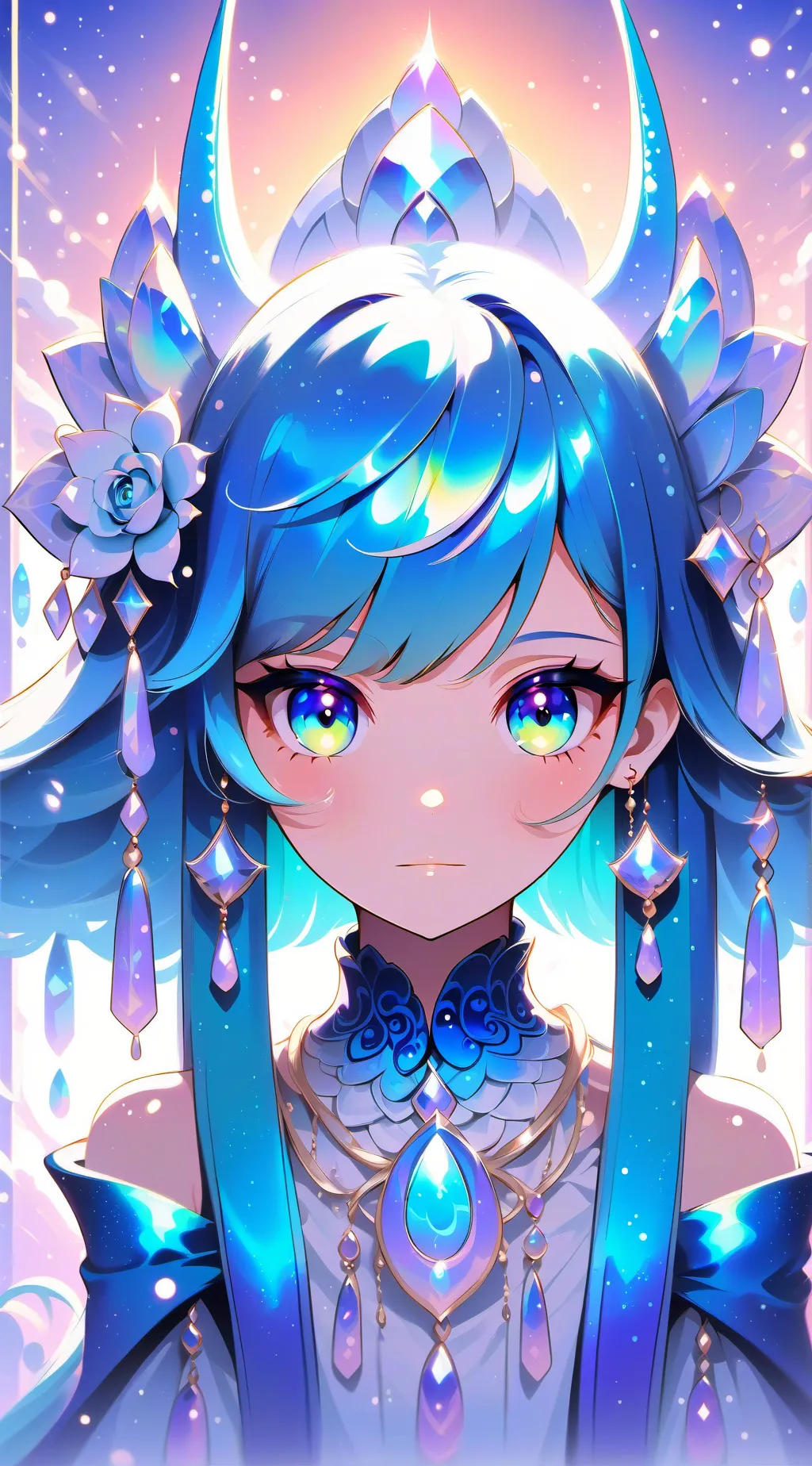 ai character: The land of Jewel background