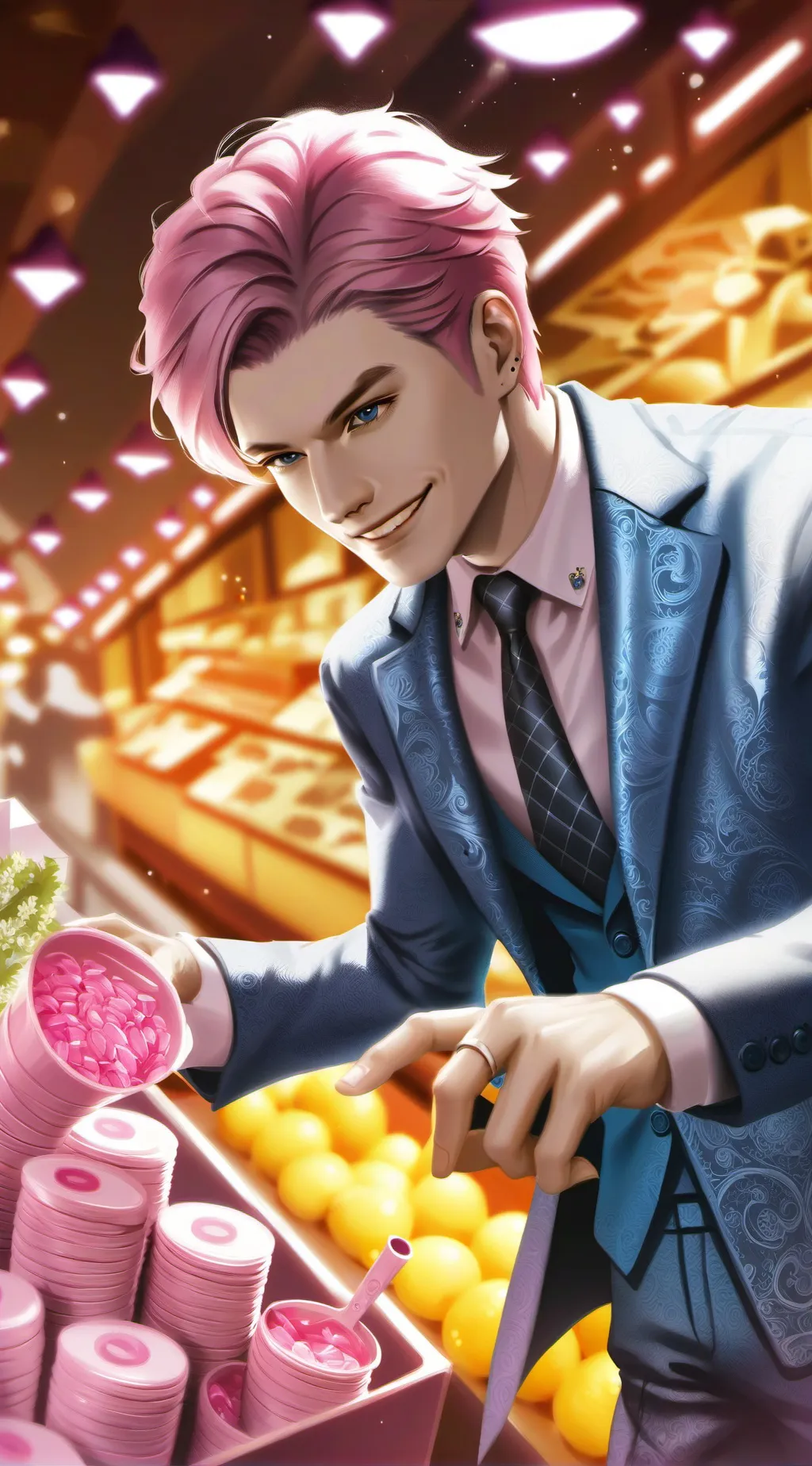 ai character: Havery Harvington background