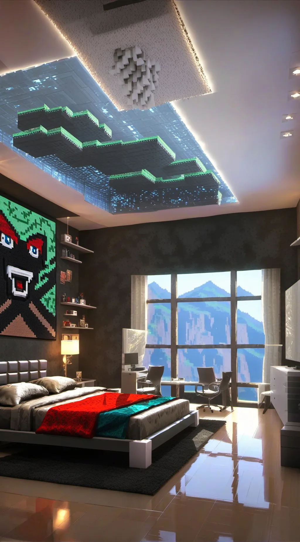 ai character: (Eystream dorm) background