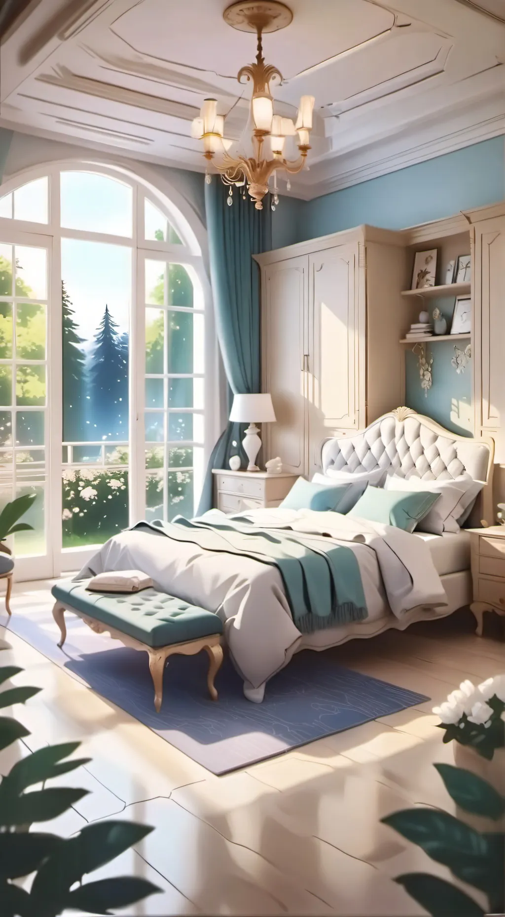 ai character: CH do sleepover  background