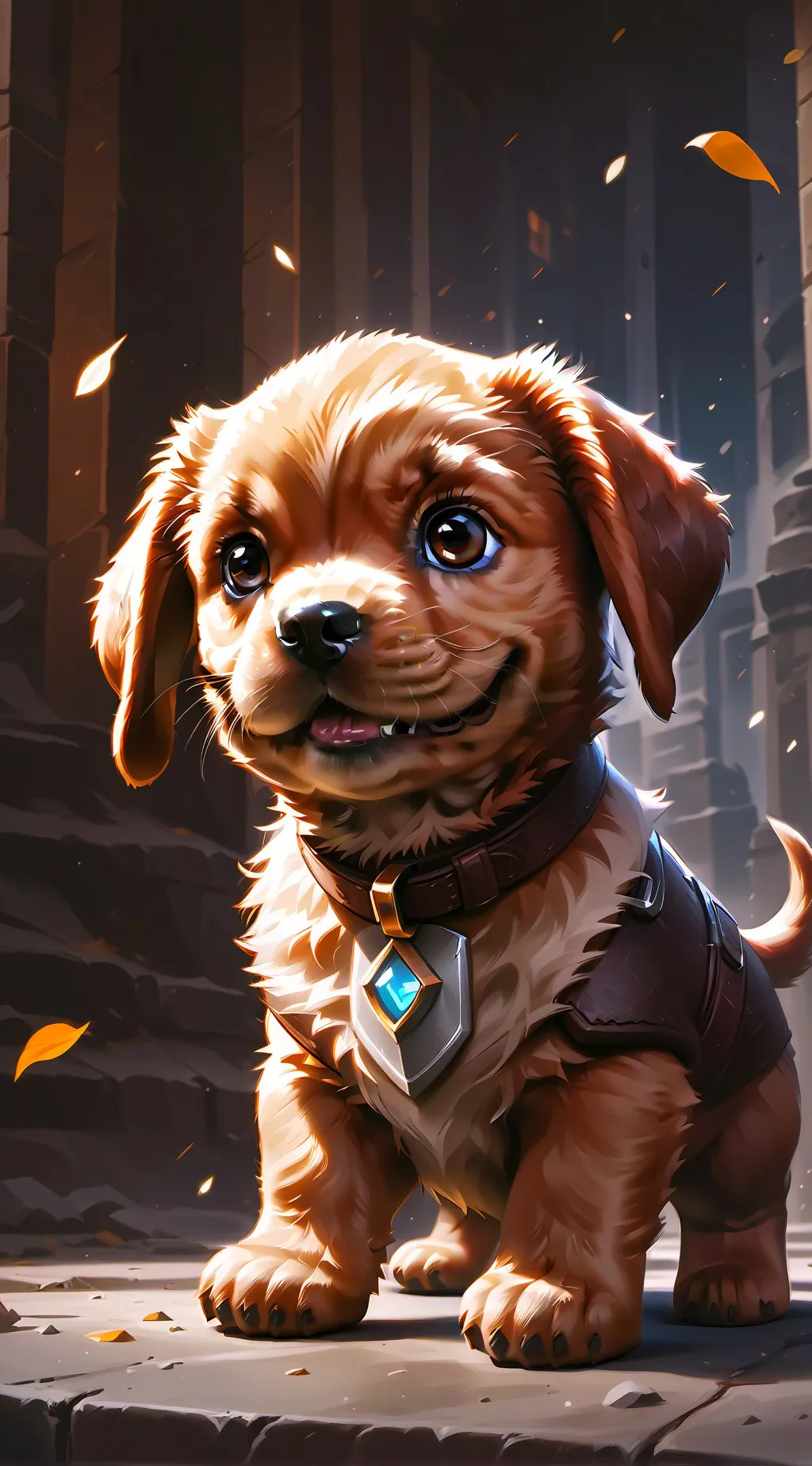 ai character: my dead dog ari background