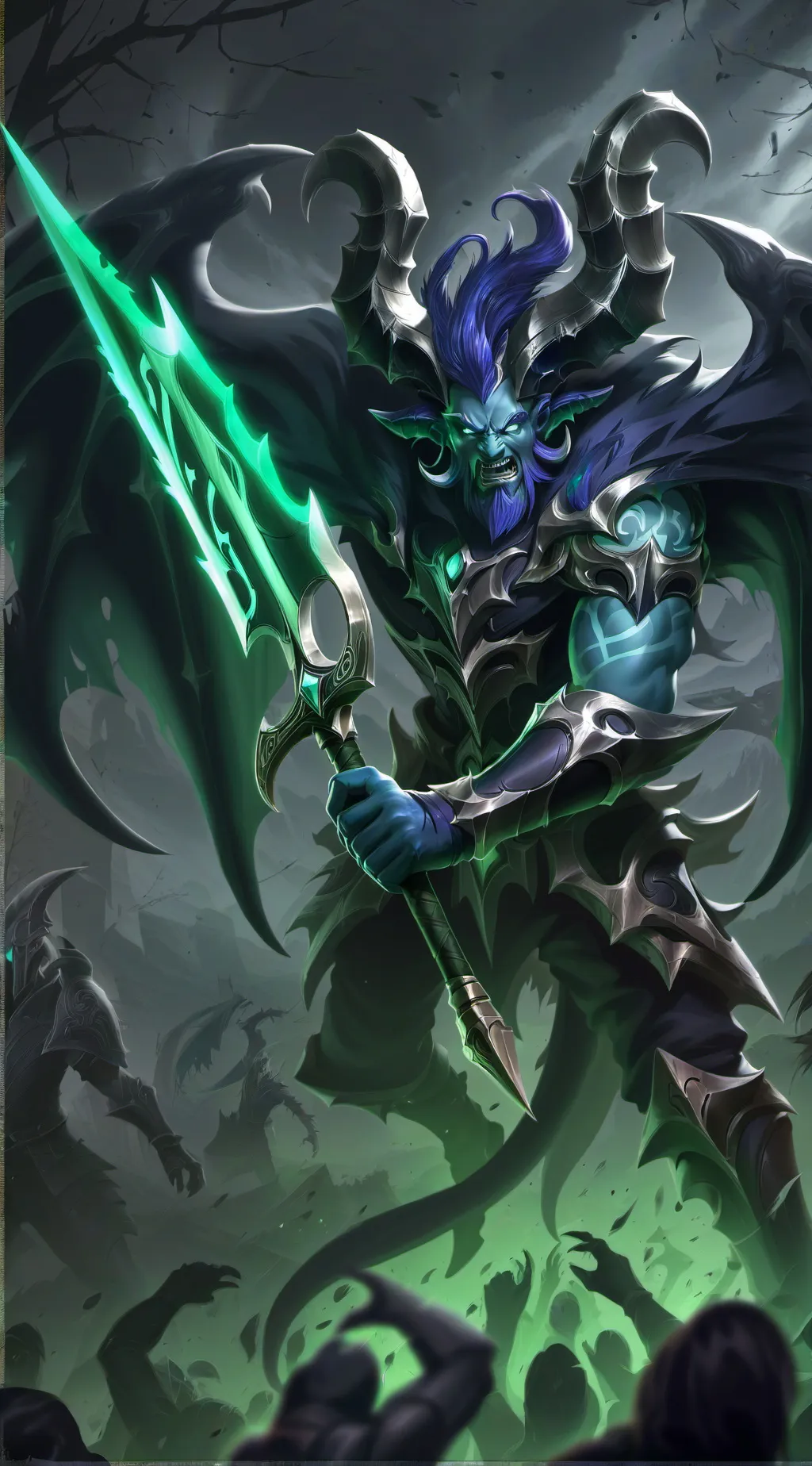 ai character: Fallen demon  background