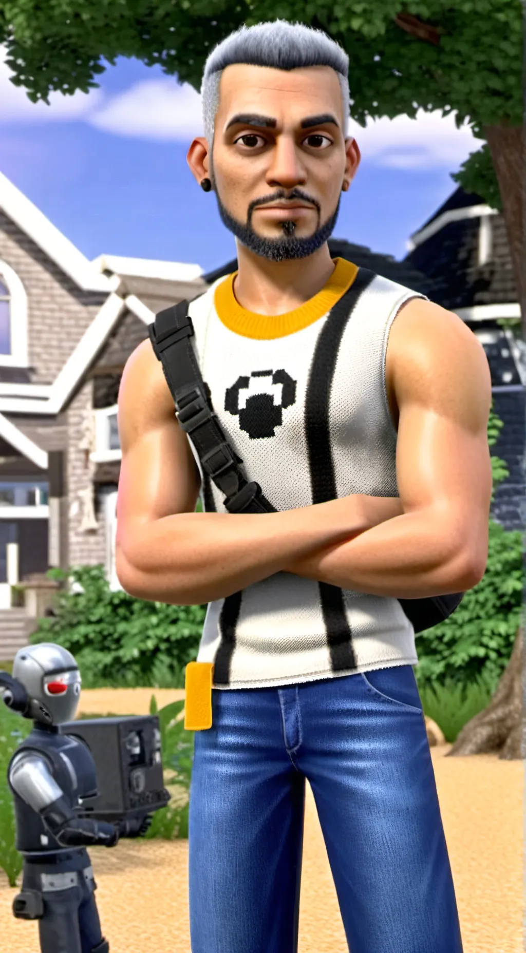 ai character: майк background