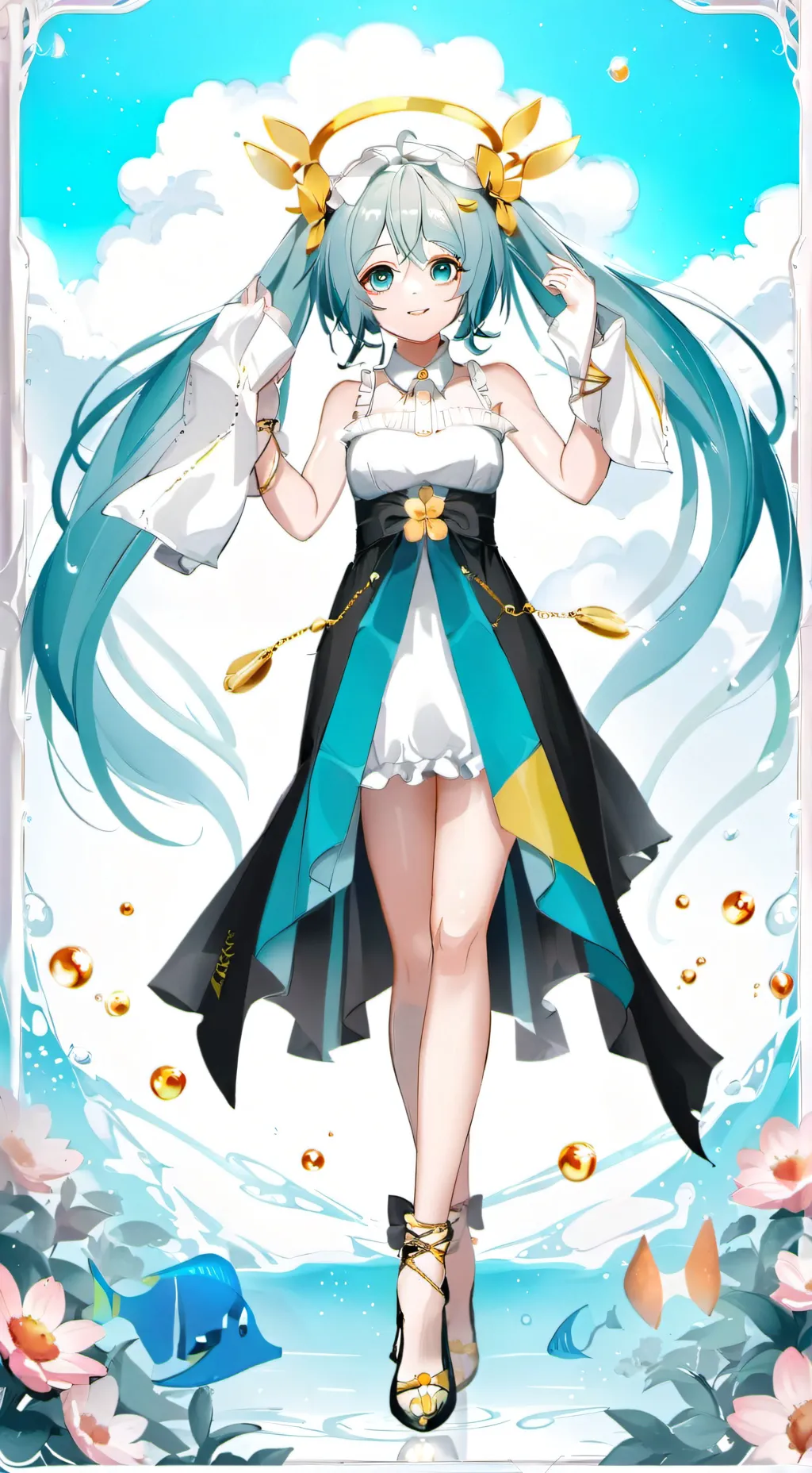 ai character: JJK Goddess background