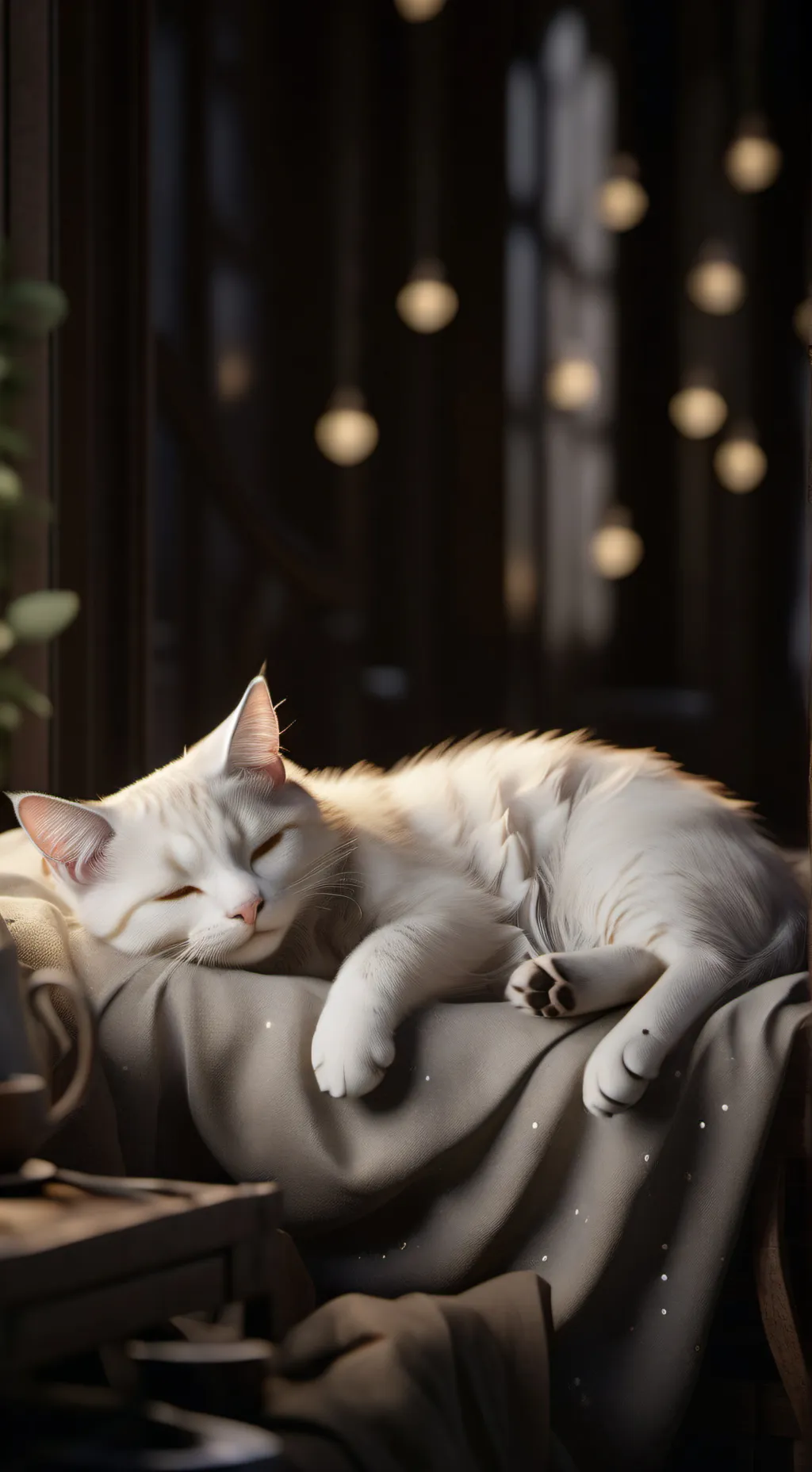 ai character: you the cat background