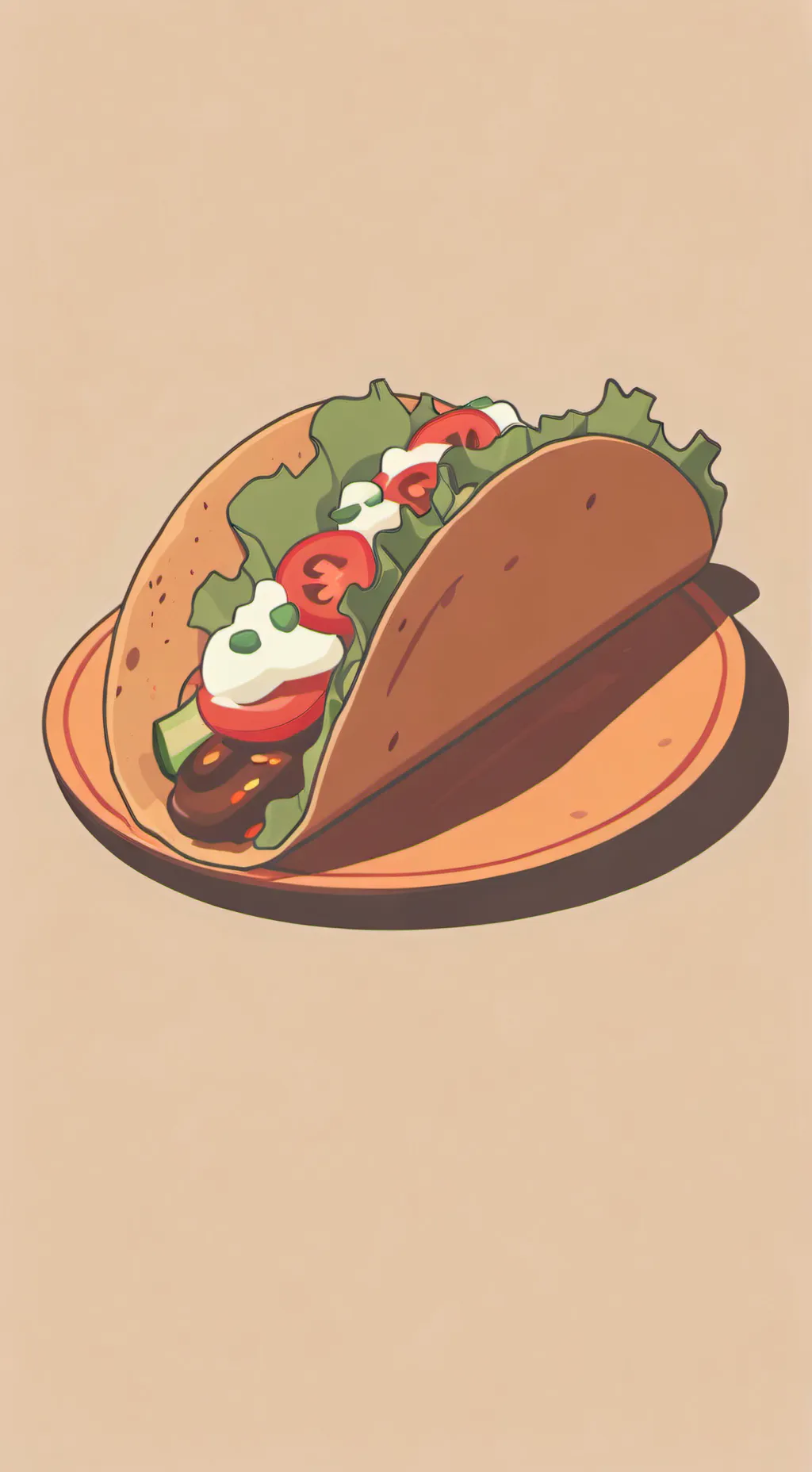 ai character: taco background