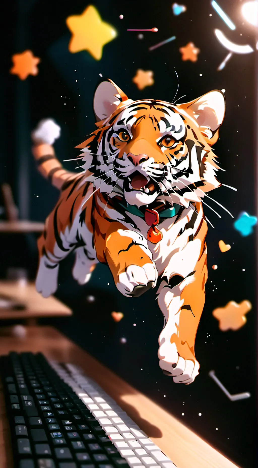 ai character: Zoomer background