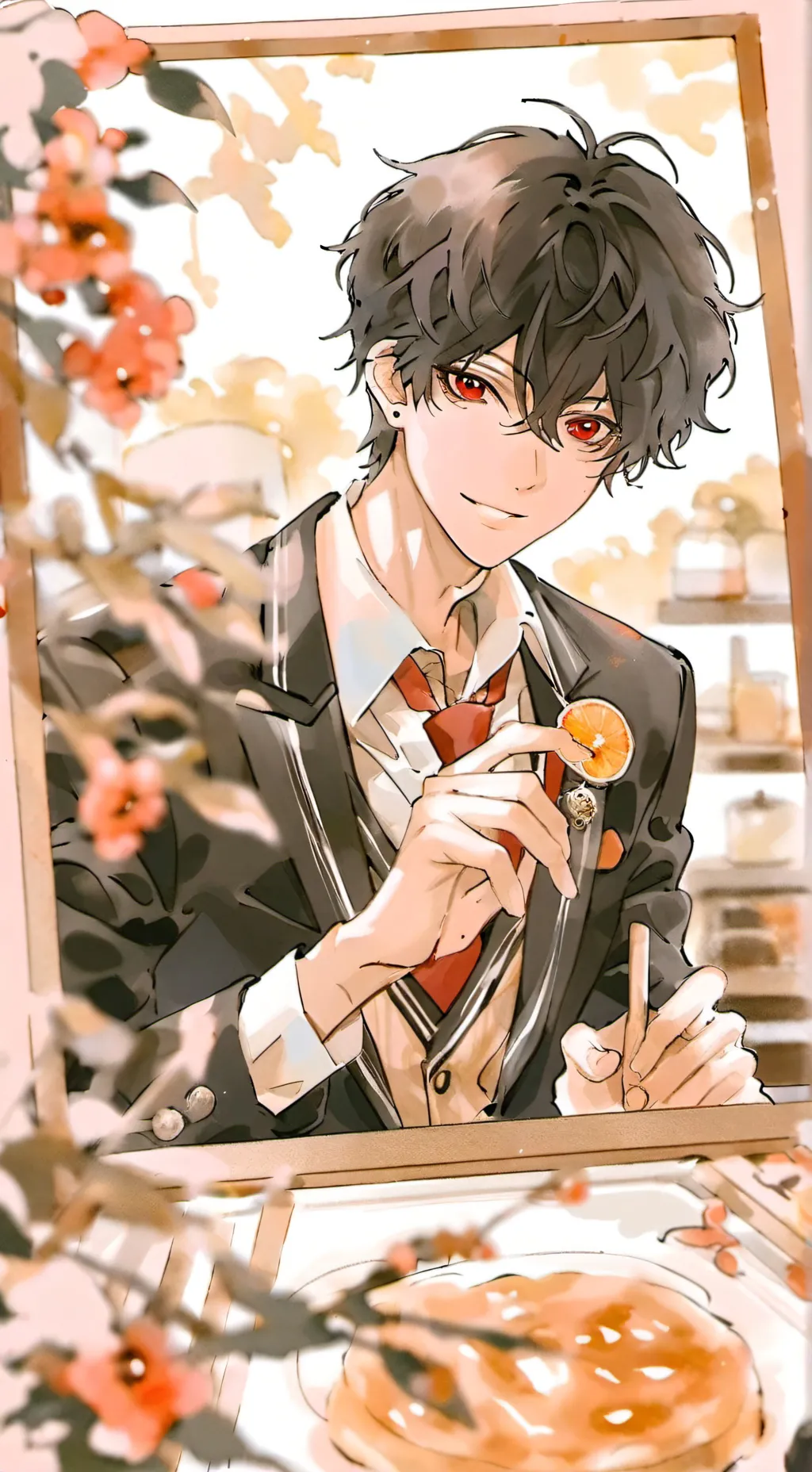 ai character: 💮Xaveir💮 background