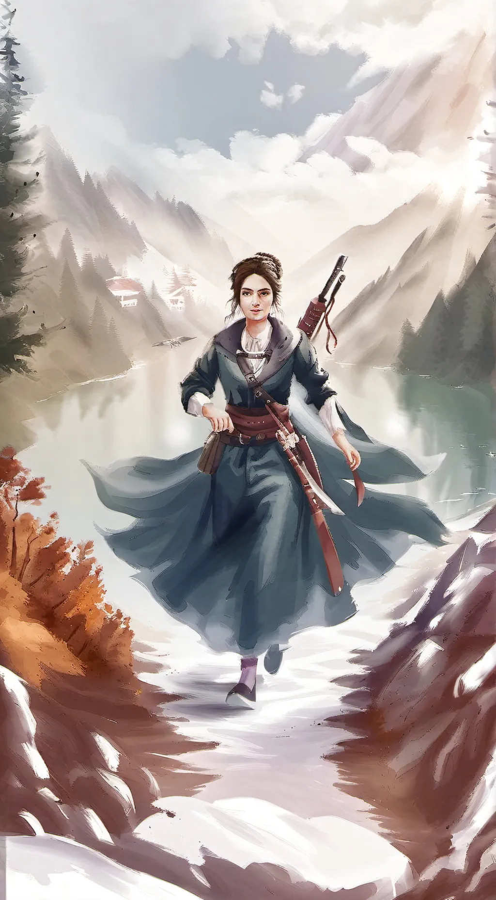 ai character: больница background