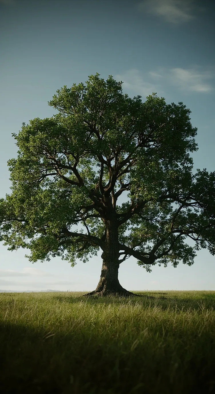 ai character: Tree background