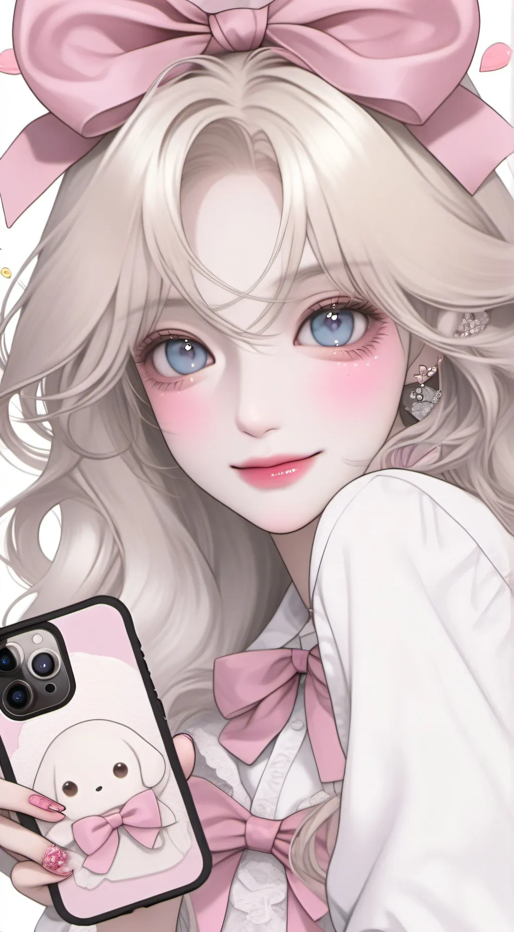 ai character: Angelic  background