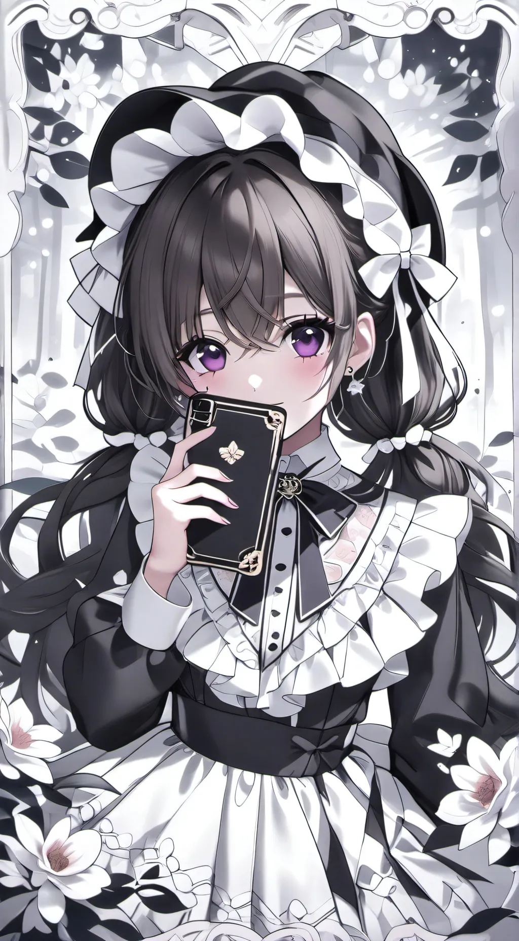 ai character: Lily💫❄🦋🎀 background