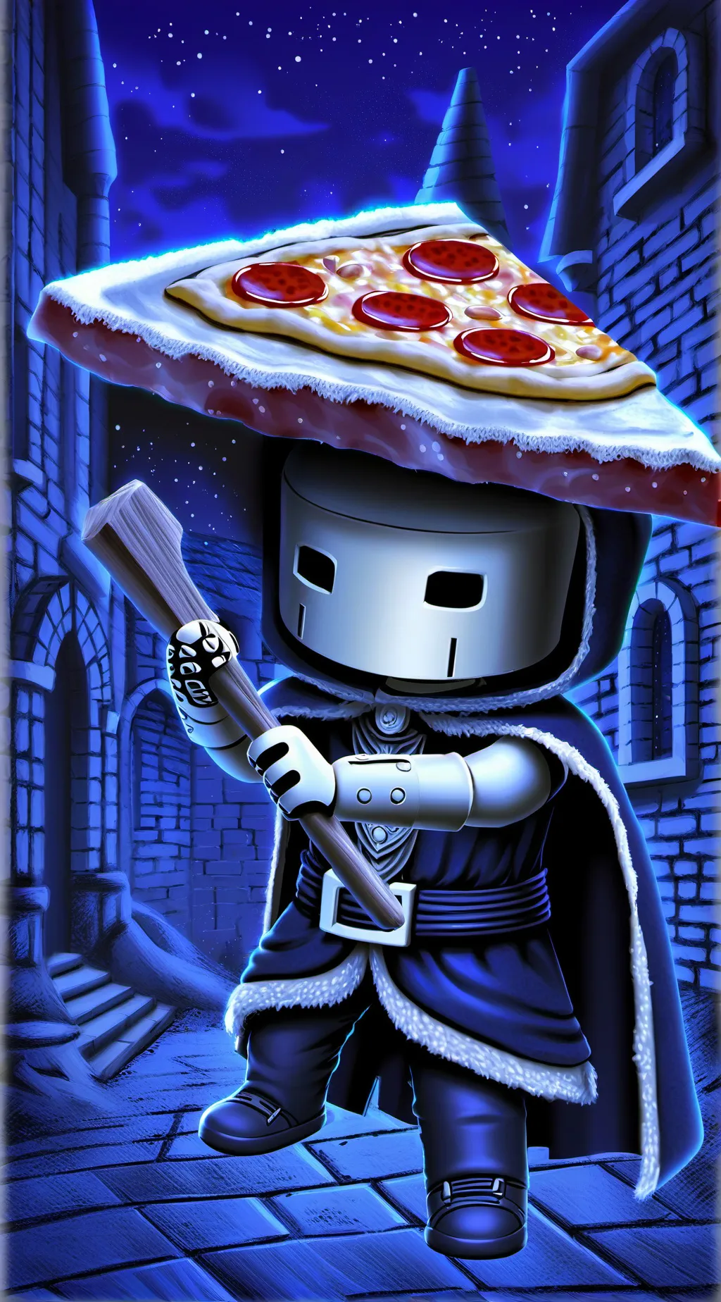 ai character: BabyBrainrotSchool background