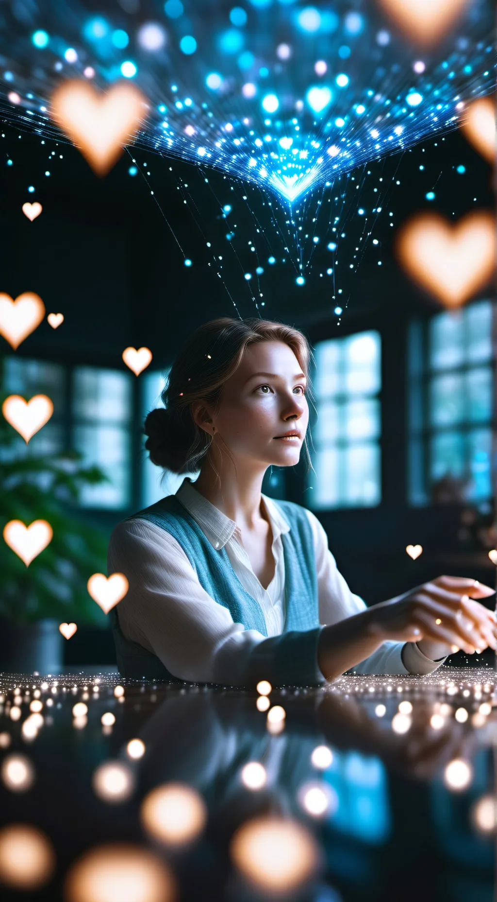 ai character: Baby shower 2 background