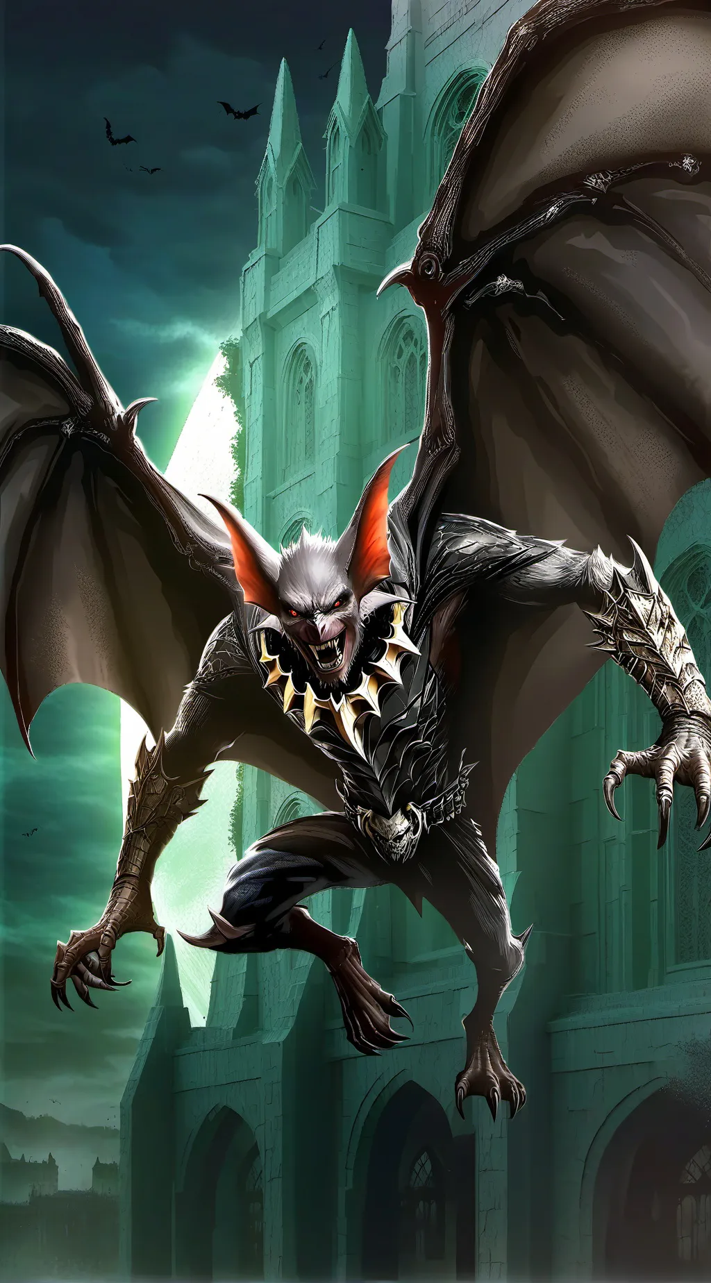 ai character: Man-Bat background