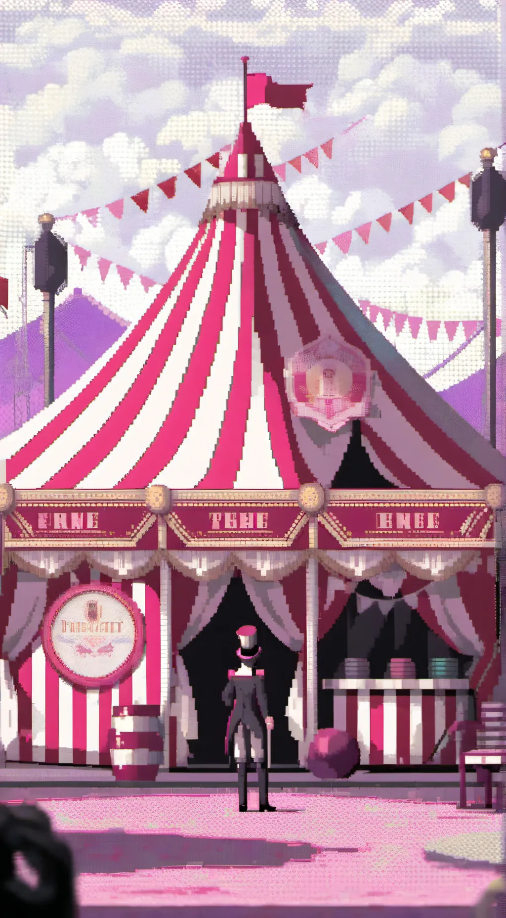 ai character: TADC x KPDH background