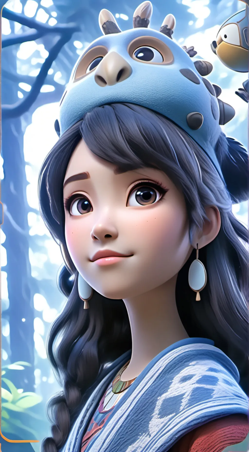 ai character: MAKE UR OWN STORY background