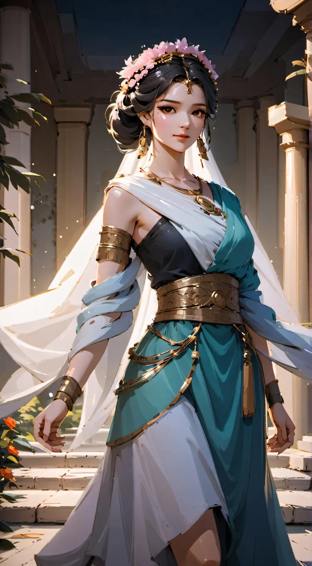 ai character: Aria background