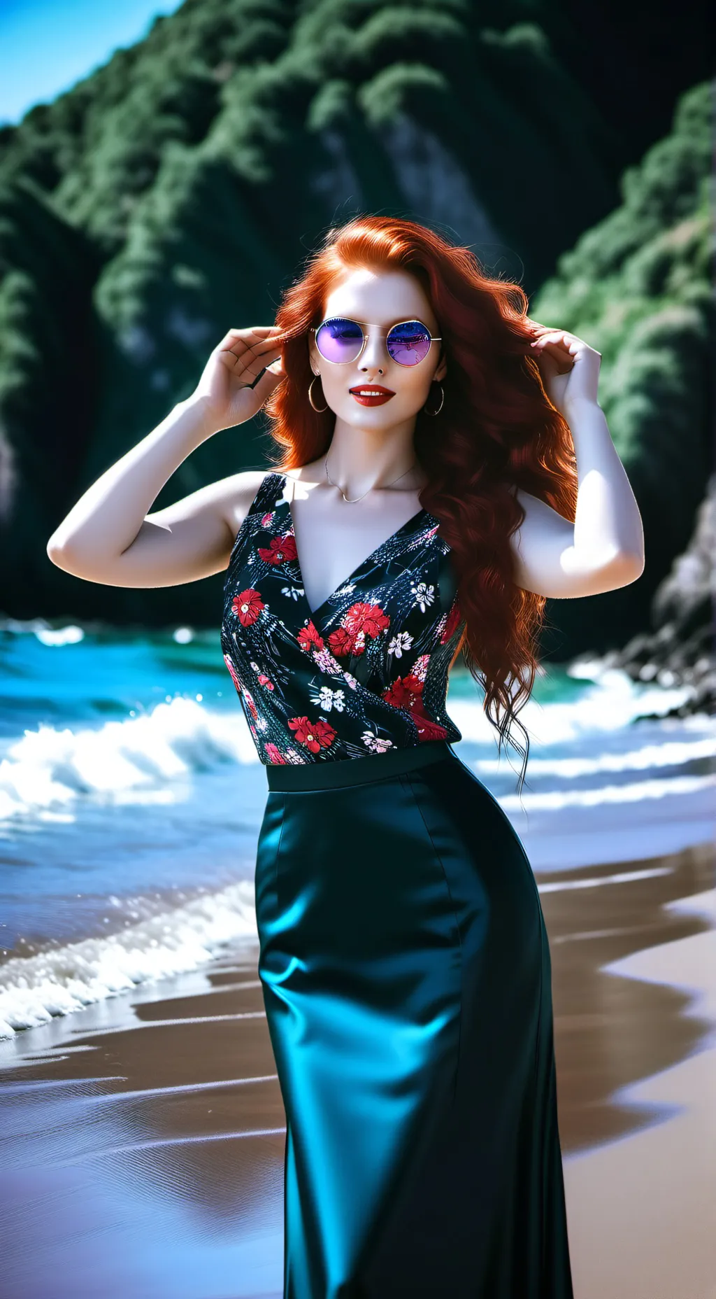 ai character: Vivi Sheeran  background