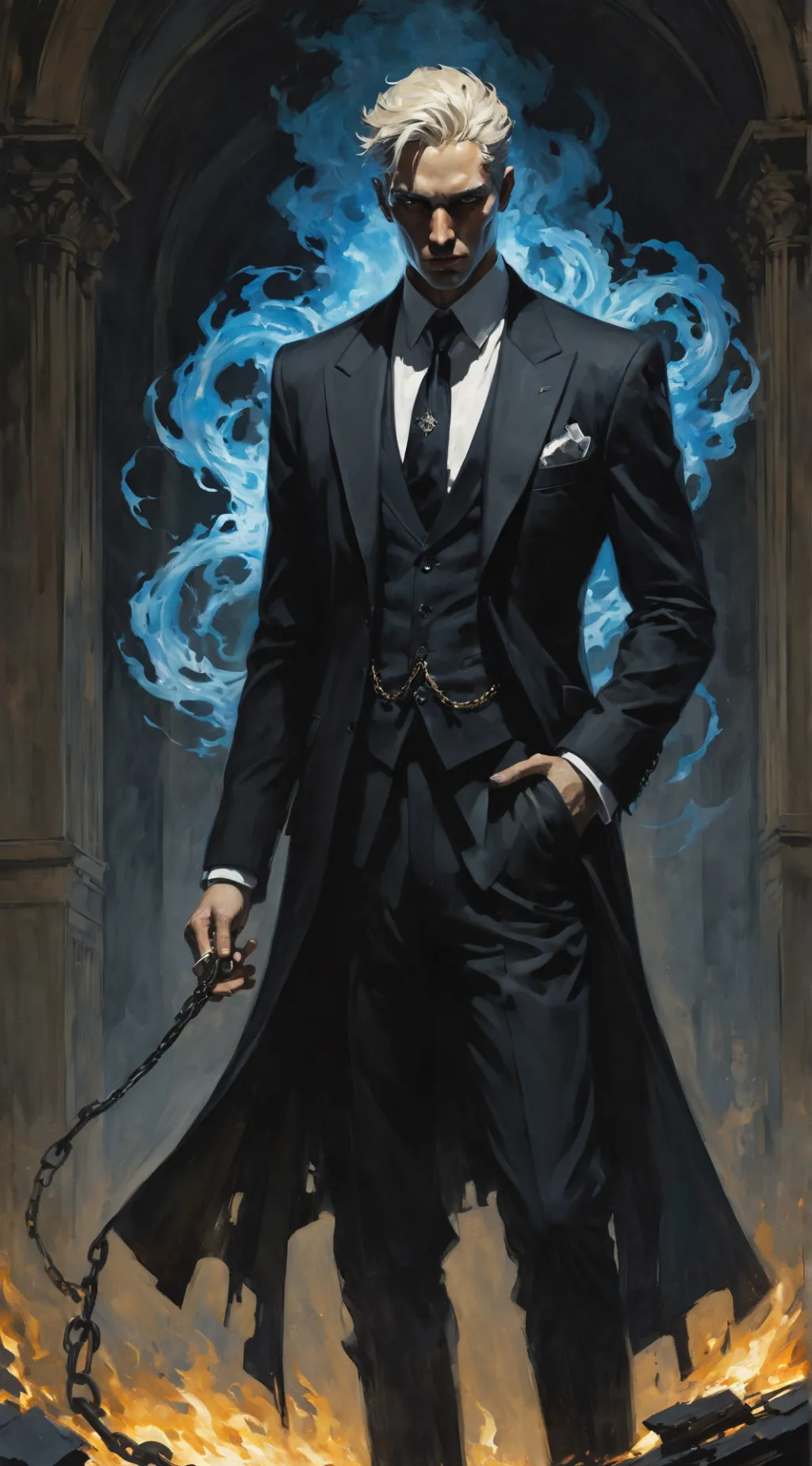 ai character: Lucien background