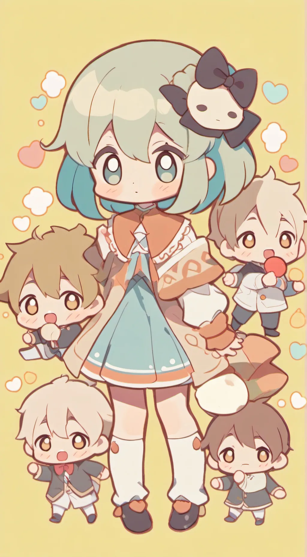 ai character: Kids  background