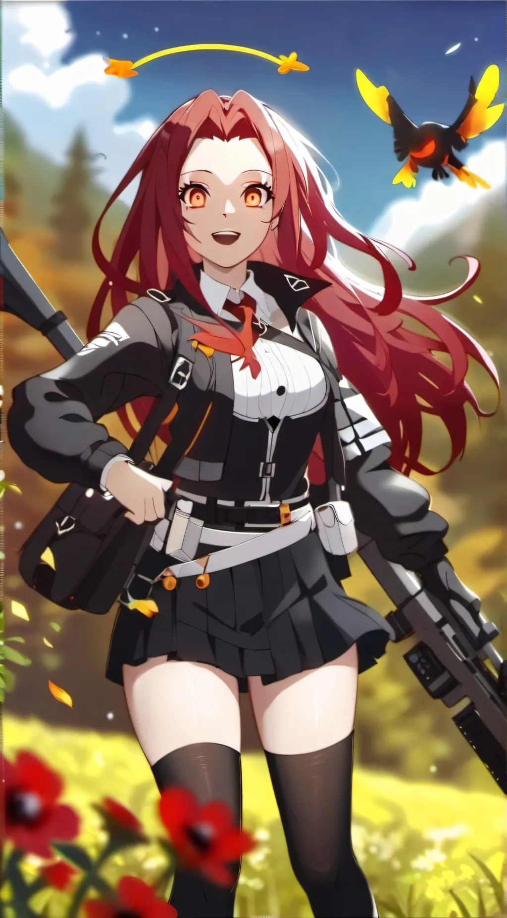 ai character: ㅉ디ㅣ 애ㅜㄷ ㅎㄱㄷㅁㅅ background