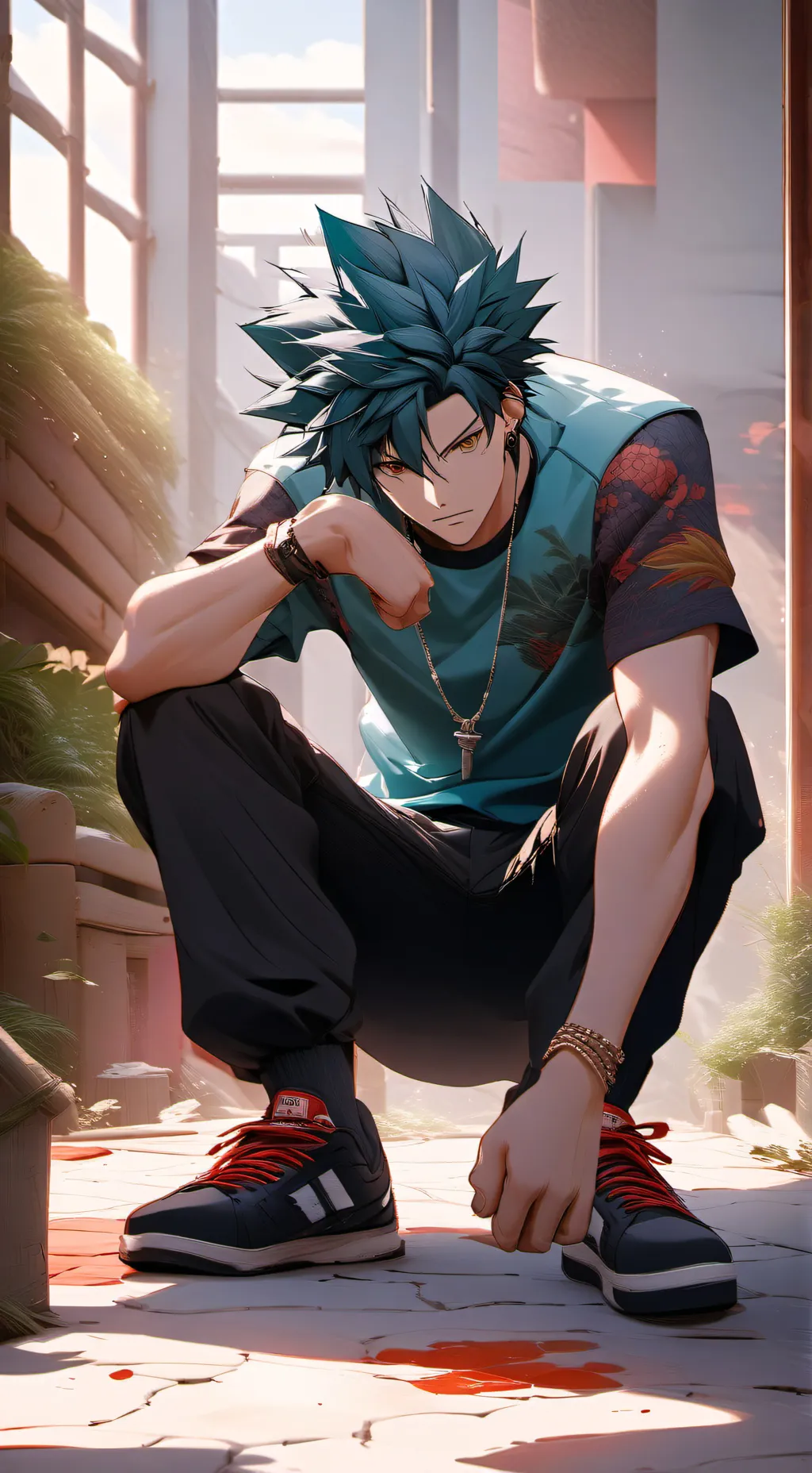 ai character: Kny x mha background