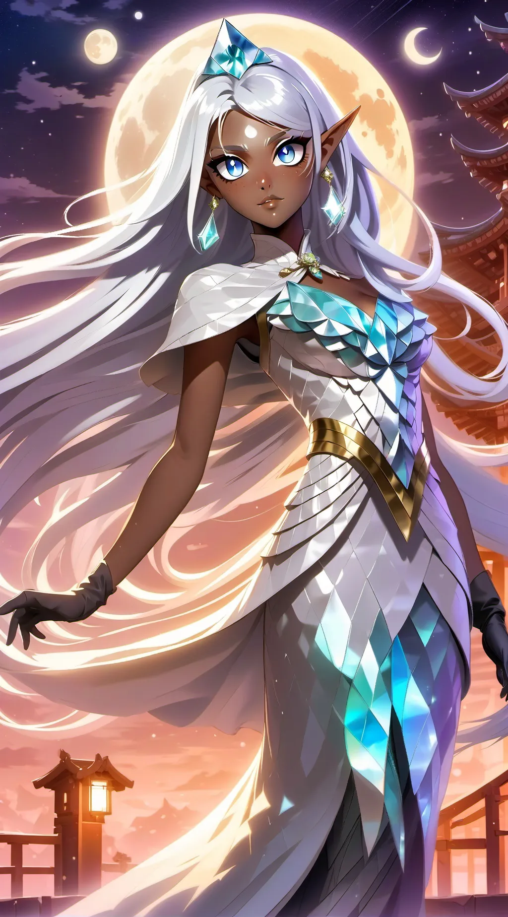 ai character: Lunael background