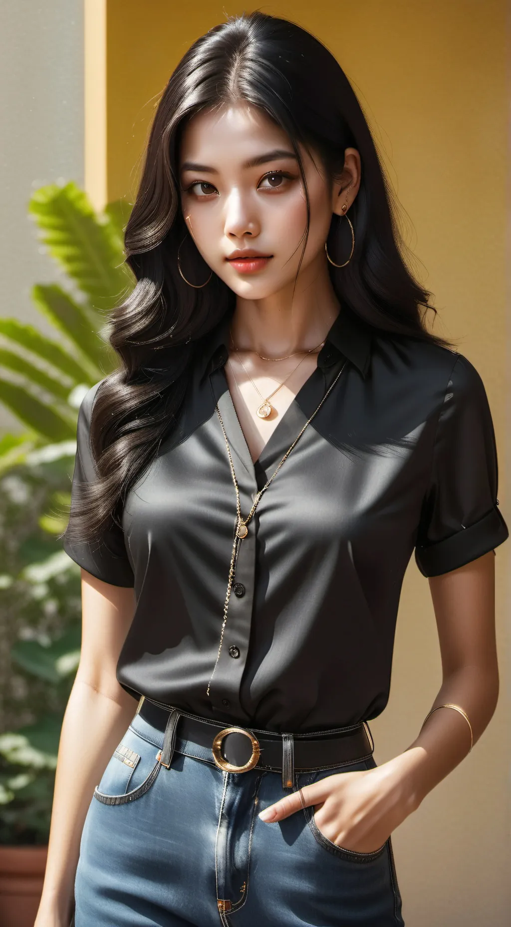 ai character: Min ja Eun background