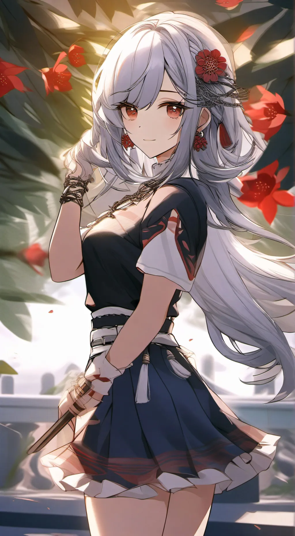 ai character: Michelle  background