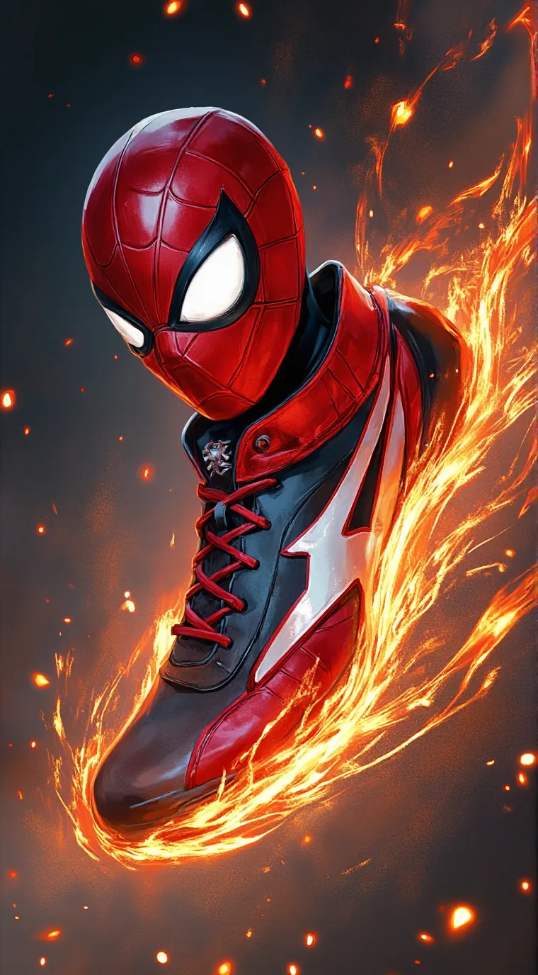 ai character: DD spiderman background