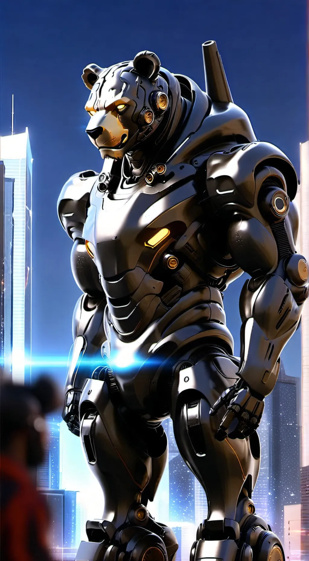 ai character: Grizz background