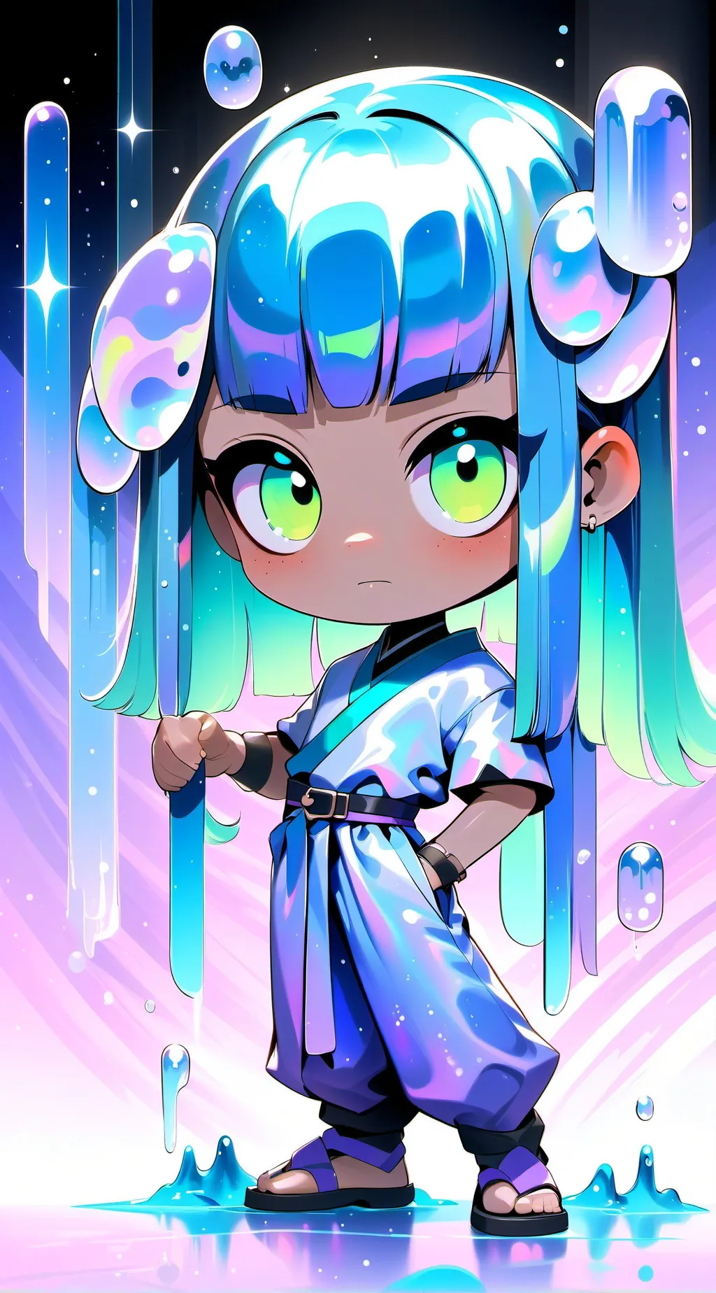 ai character: c00lkid background