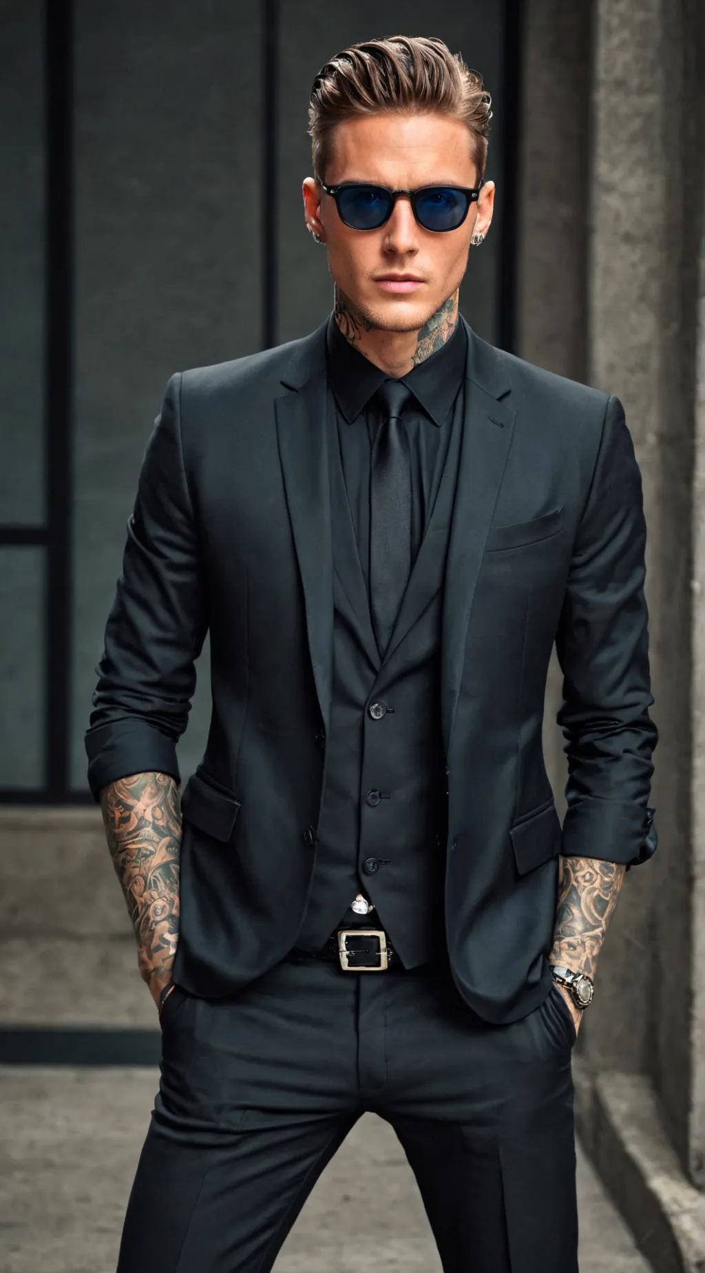 ai character: Mafia boss  background