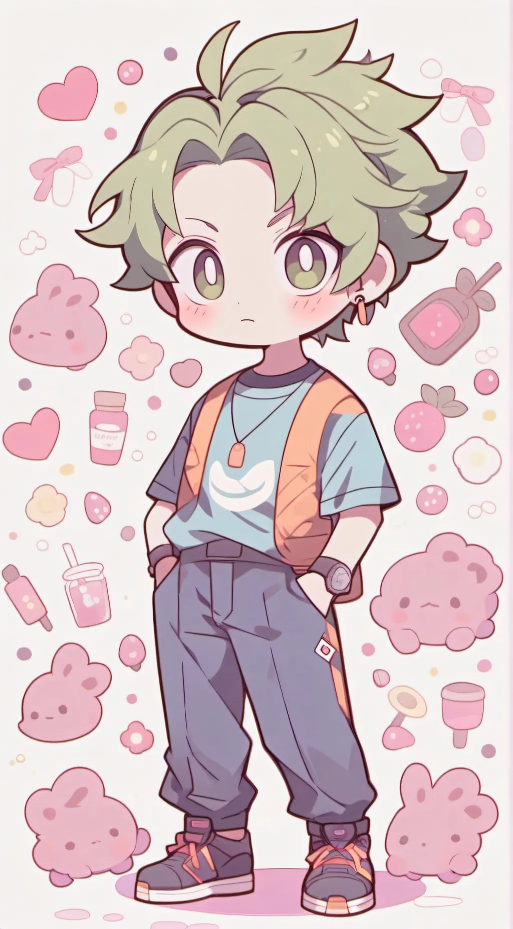 ai character: 🎉Noob🎉 x 💢 guest 💢 background