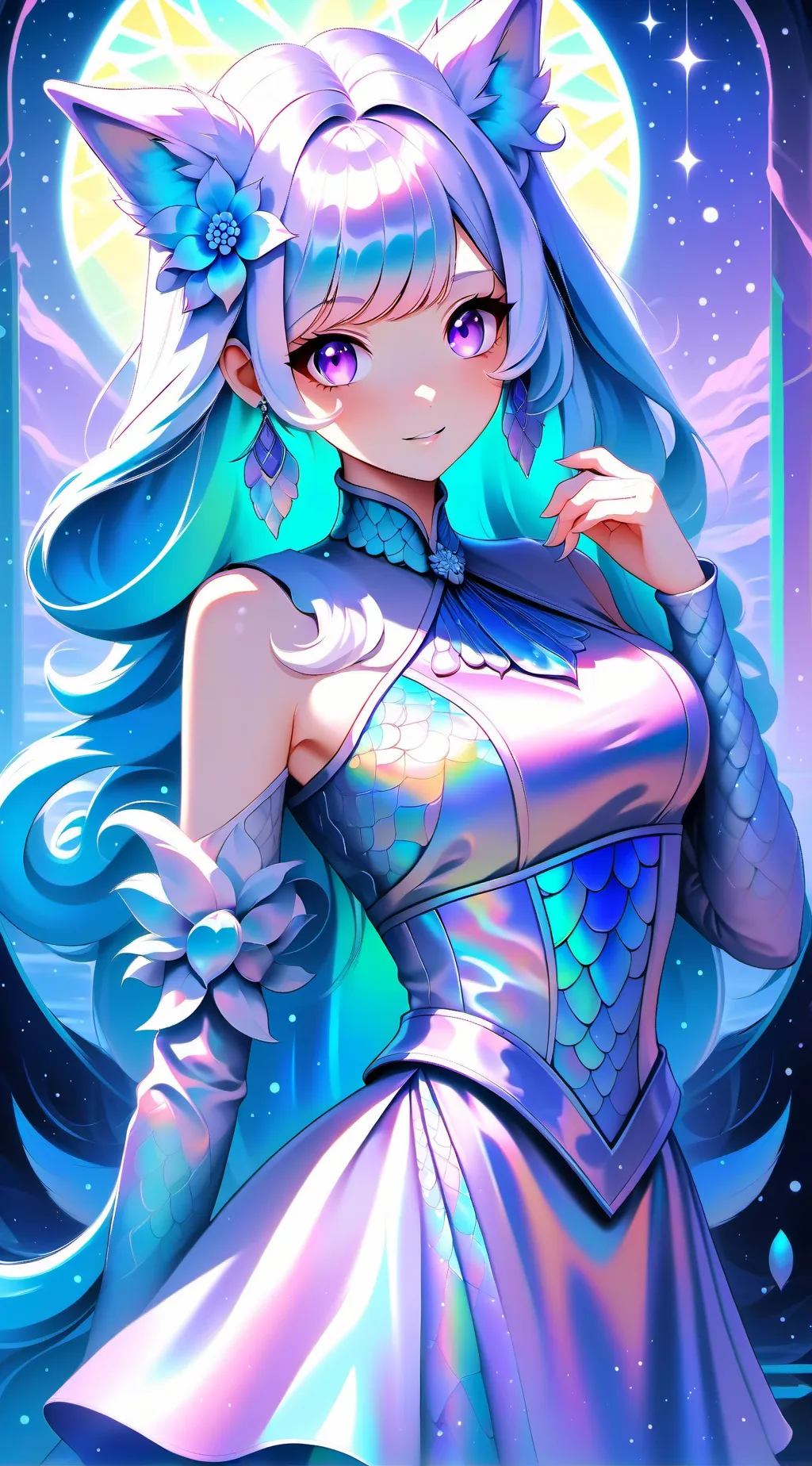 ai character: furry background