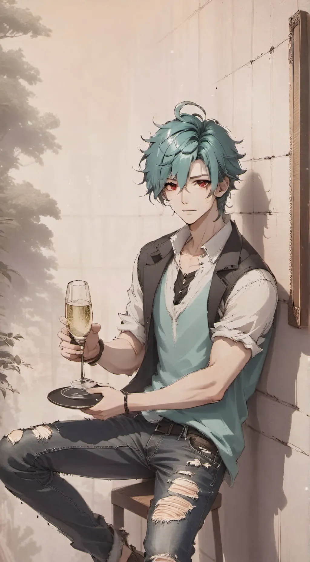 ai character: ❤️‍🔥🥵 Xi'an🥵❤️‍🔥 background