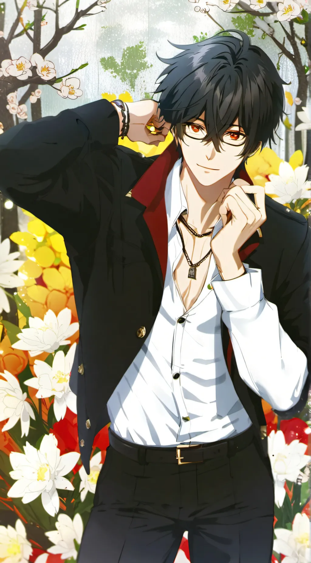 ai character: lucas  background