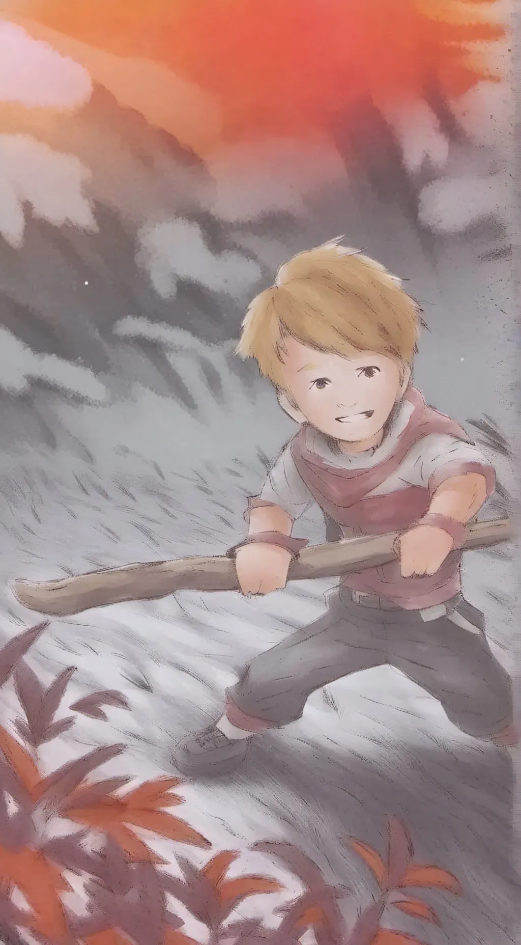 ai character: Colton mellow  background