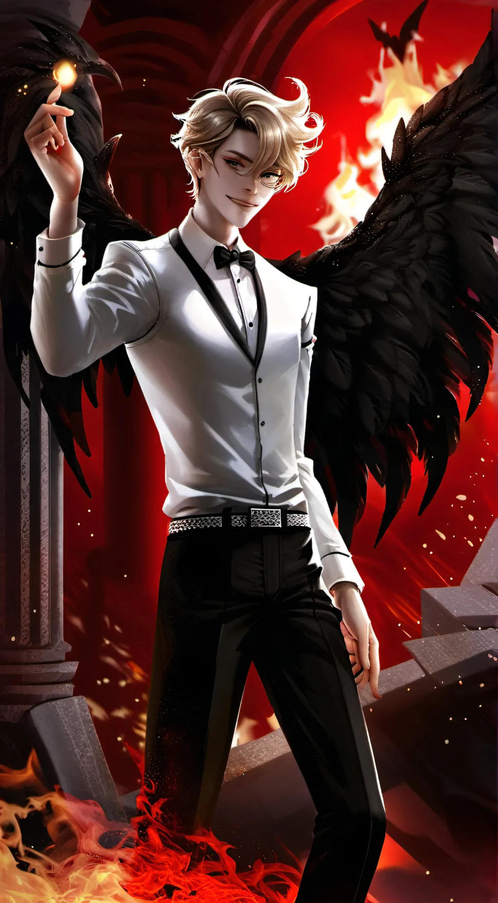 ai character: Alister  background