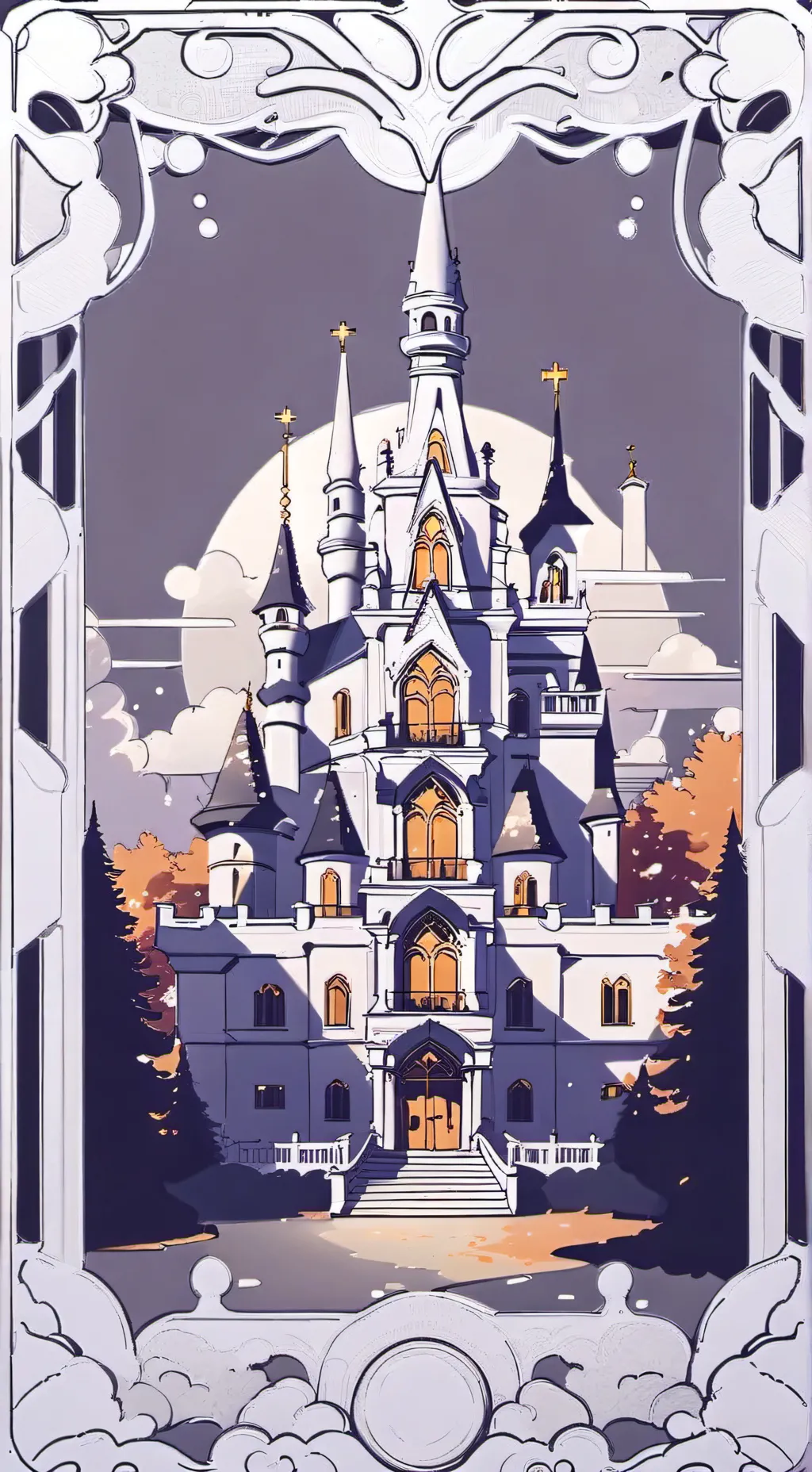 ai character: ur city  background