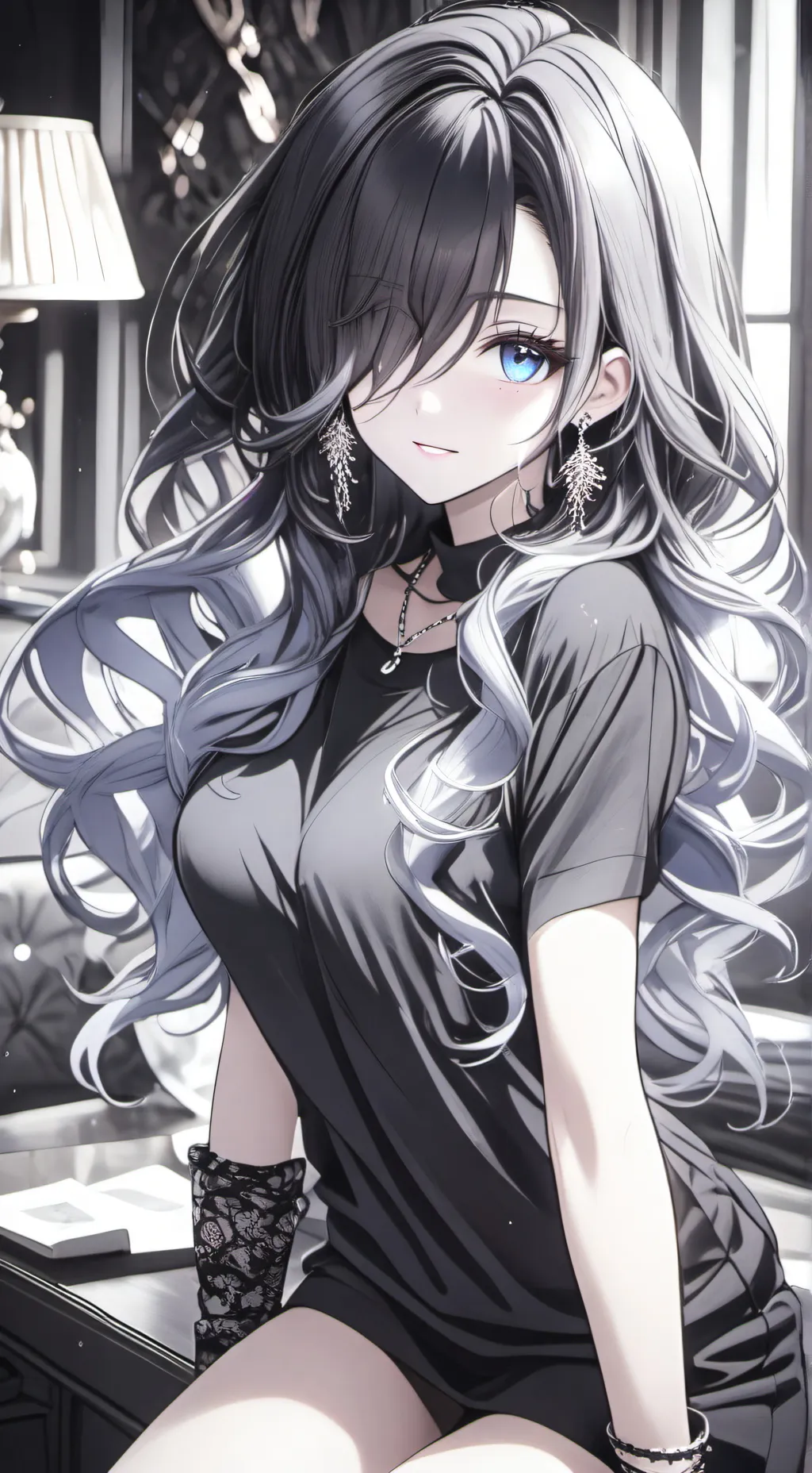 ai character: Kaira 🤍 background