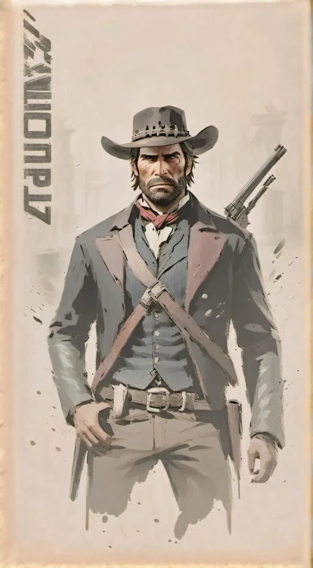 ai character: arthur morgan background
