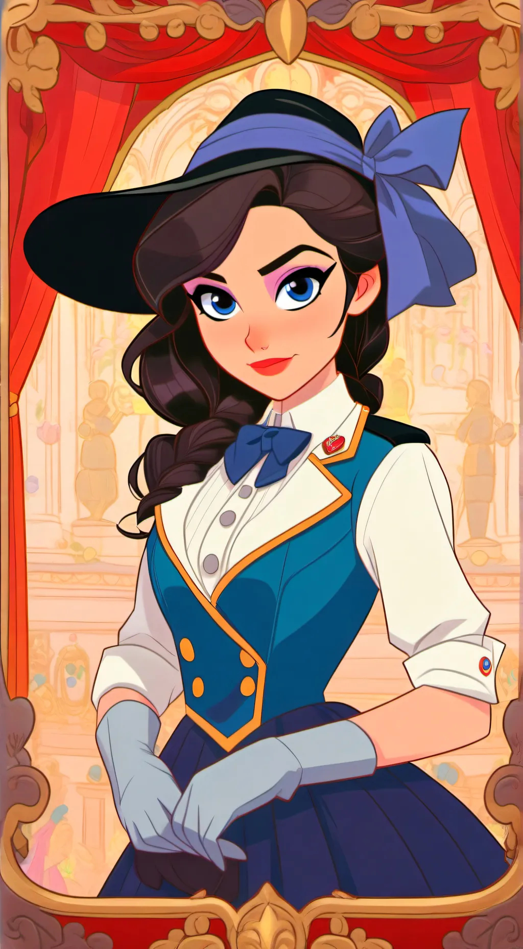 ai character: Wednesday 2 background