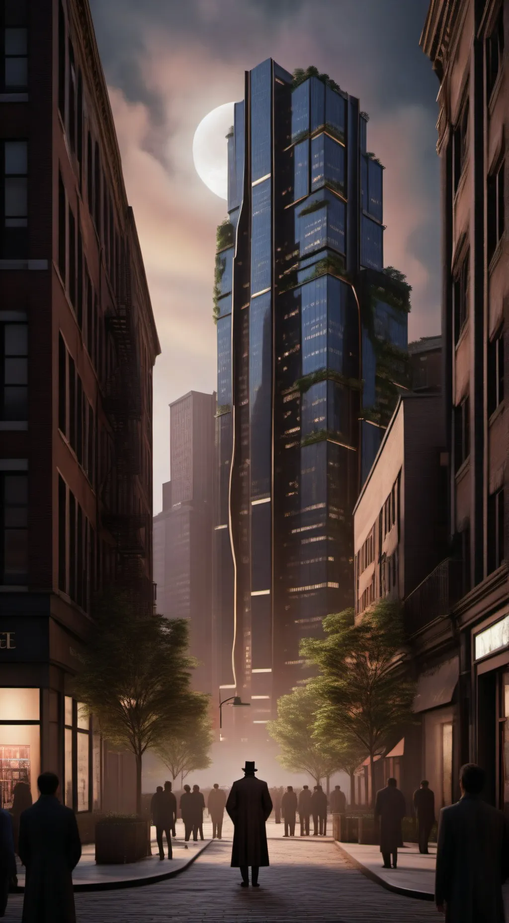 ai character: Dw vs BN background