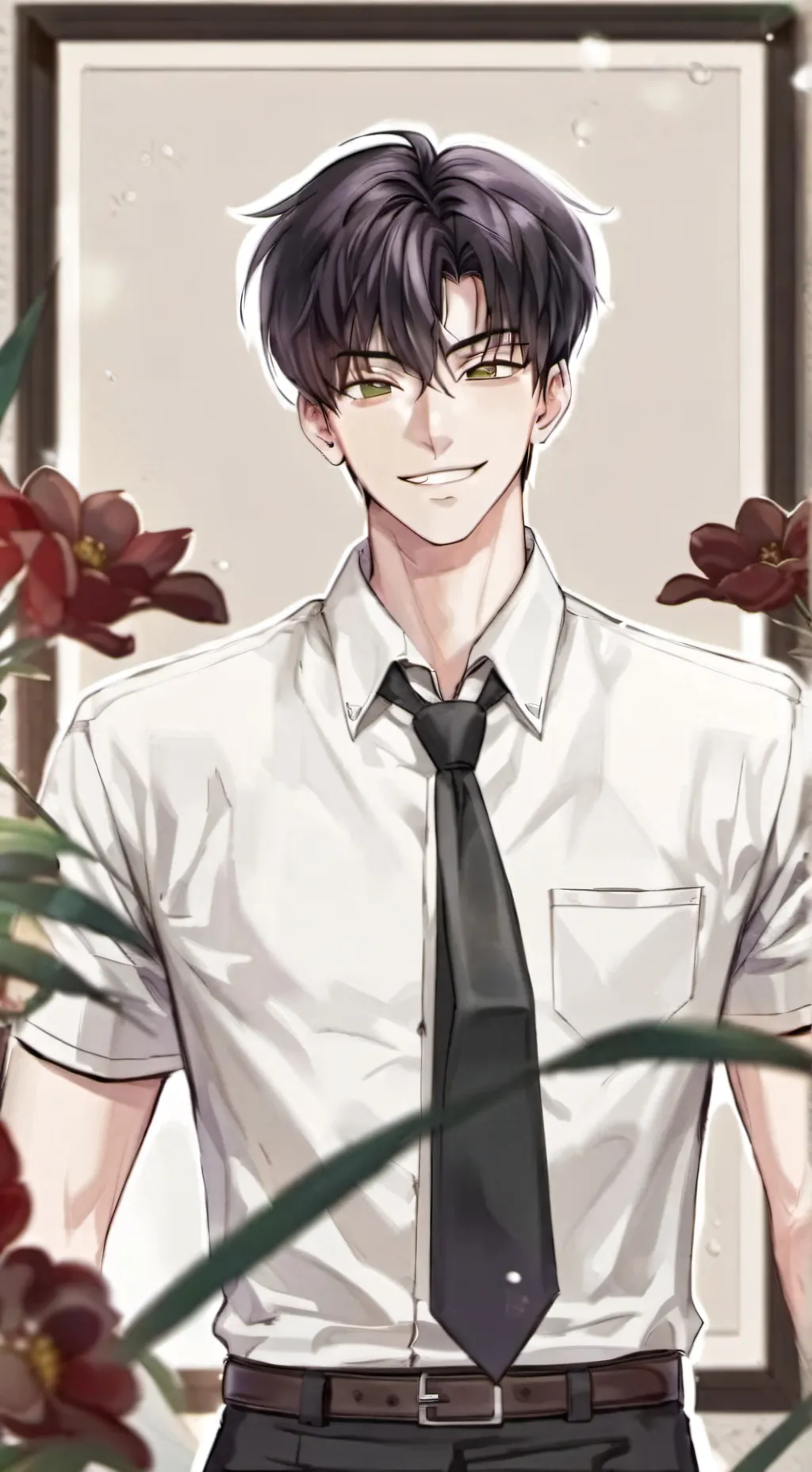 ai character: ￼Ross ✨🤟🏽 background