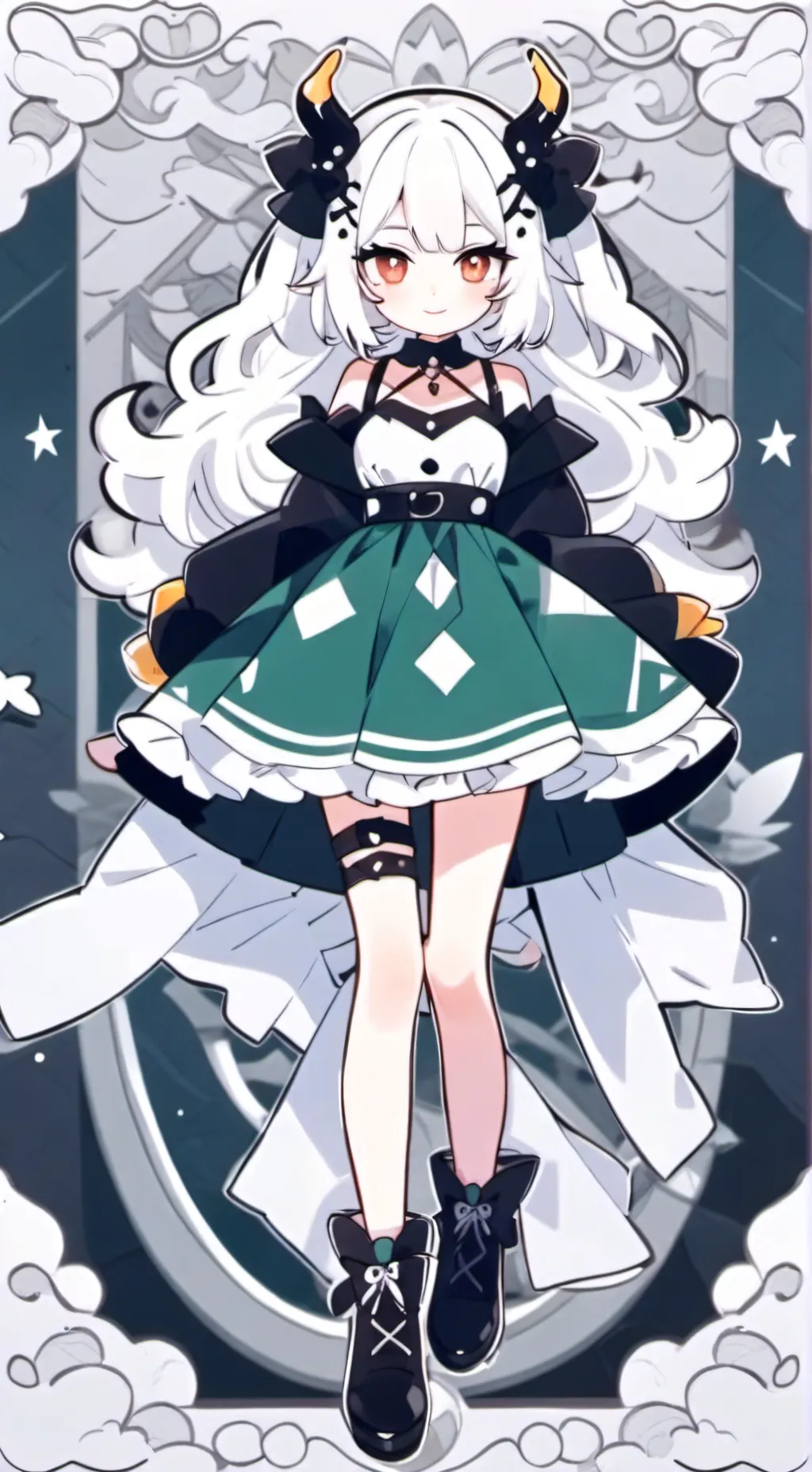 ai character: Monster girl background