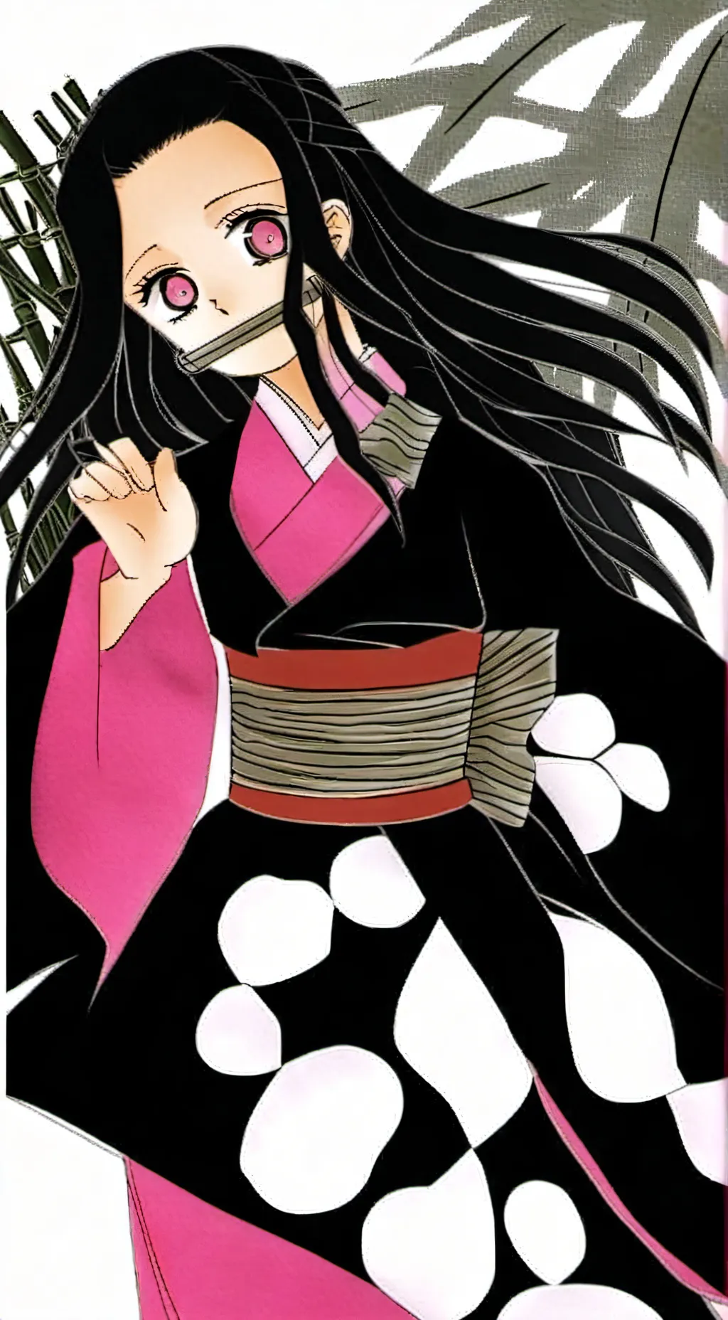 ai character: Nezuko X tu 💞 background