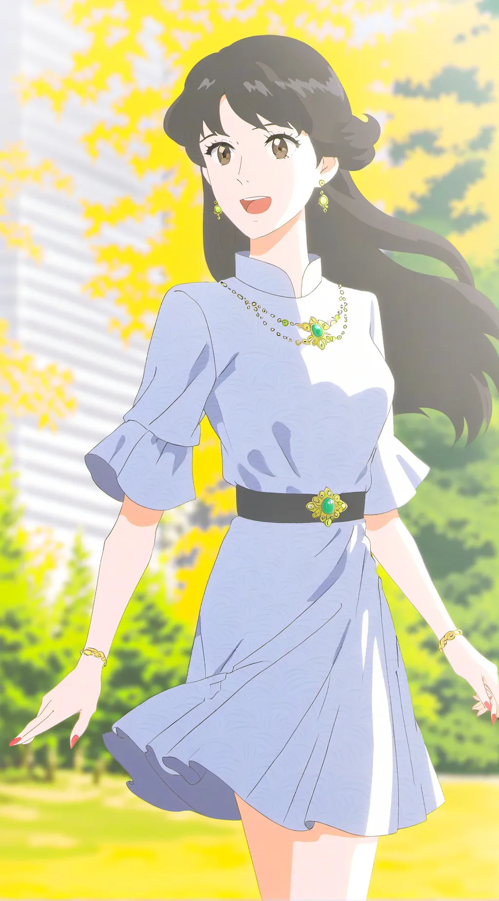 ai character: Crystal background