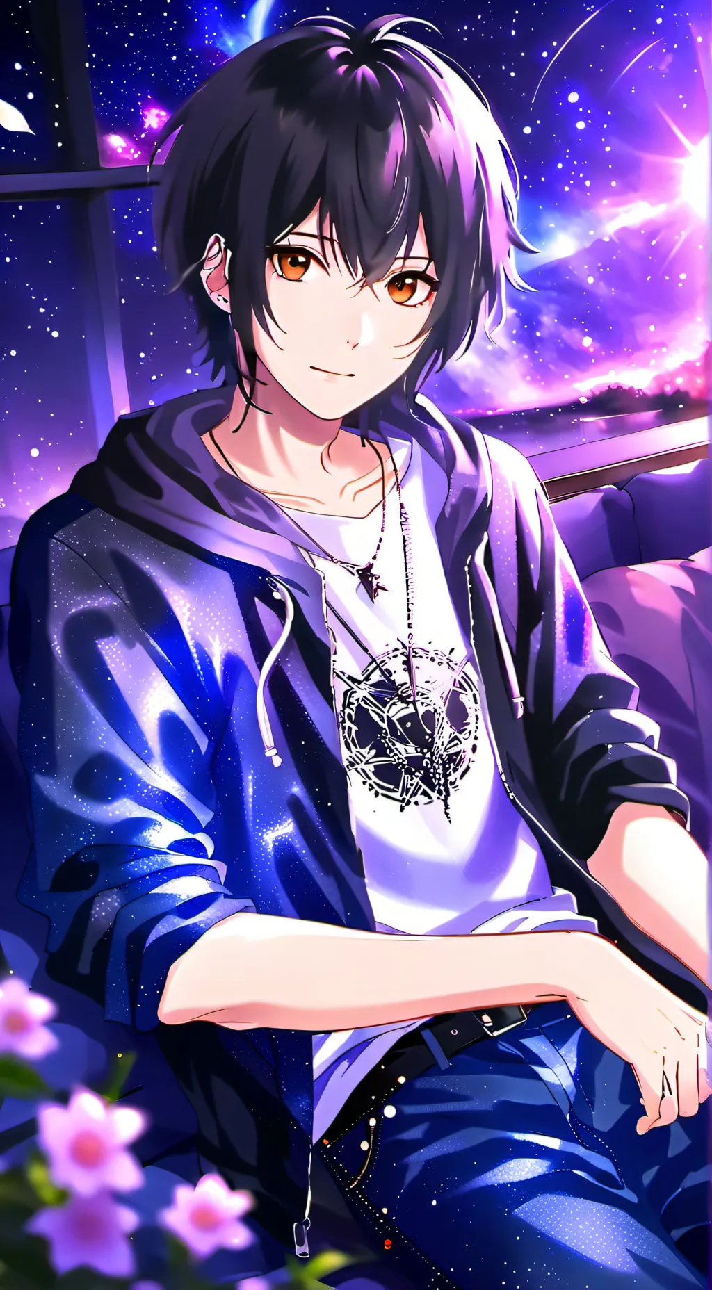 ai character: Luna background